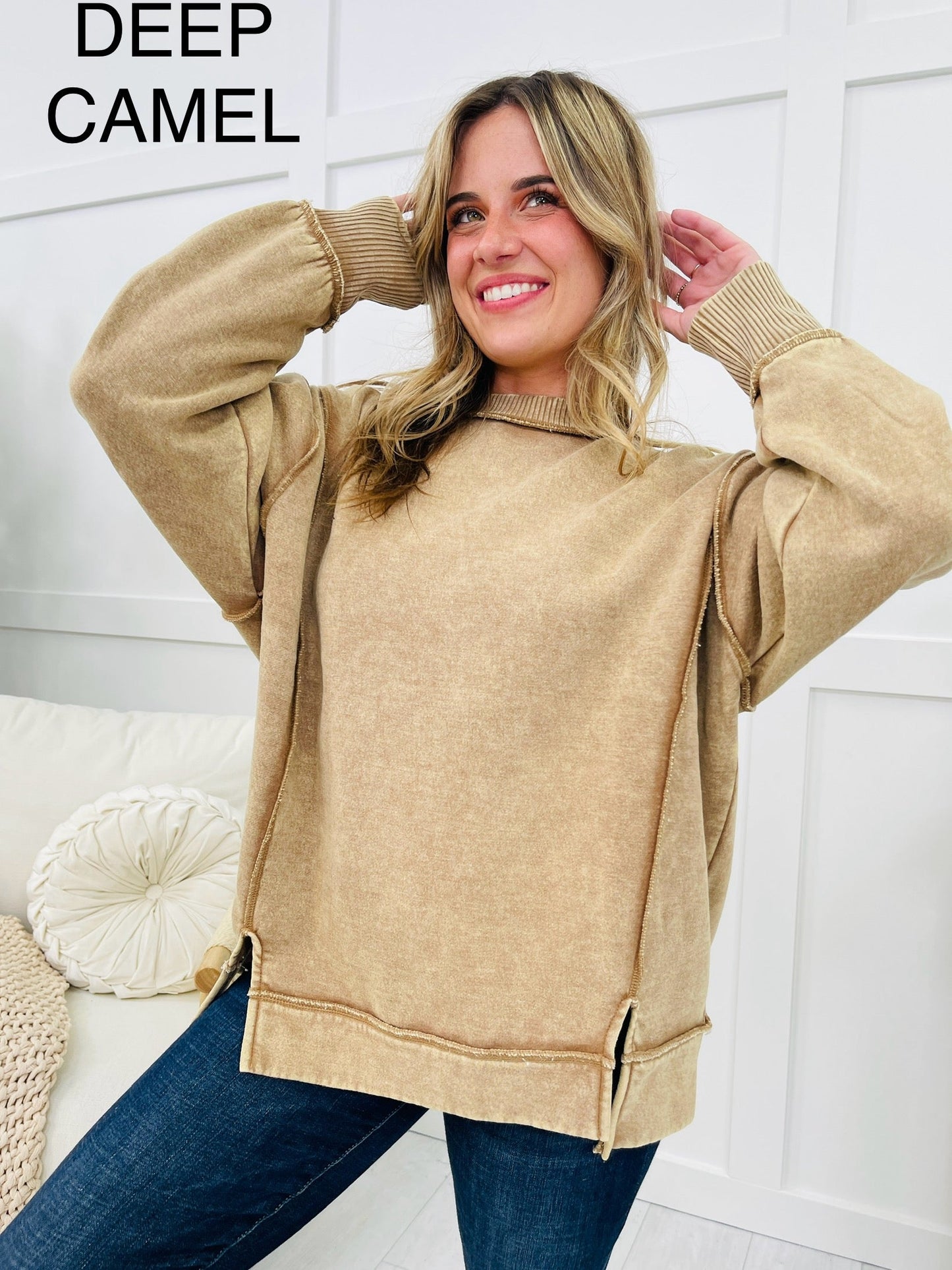 DOORBUSTER! Feeling Like My Best Self Sweatshirt- Multiple Colors!