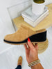 Sliding Into Style Mules In Camel Suede