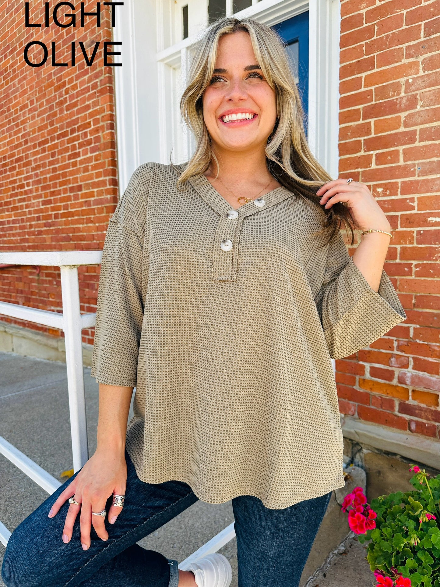 REG/CURVY Off-Duty Dreamer Top- Multiple Colors!