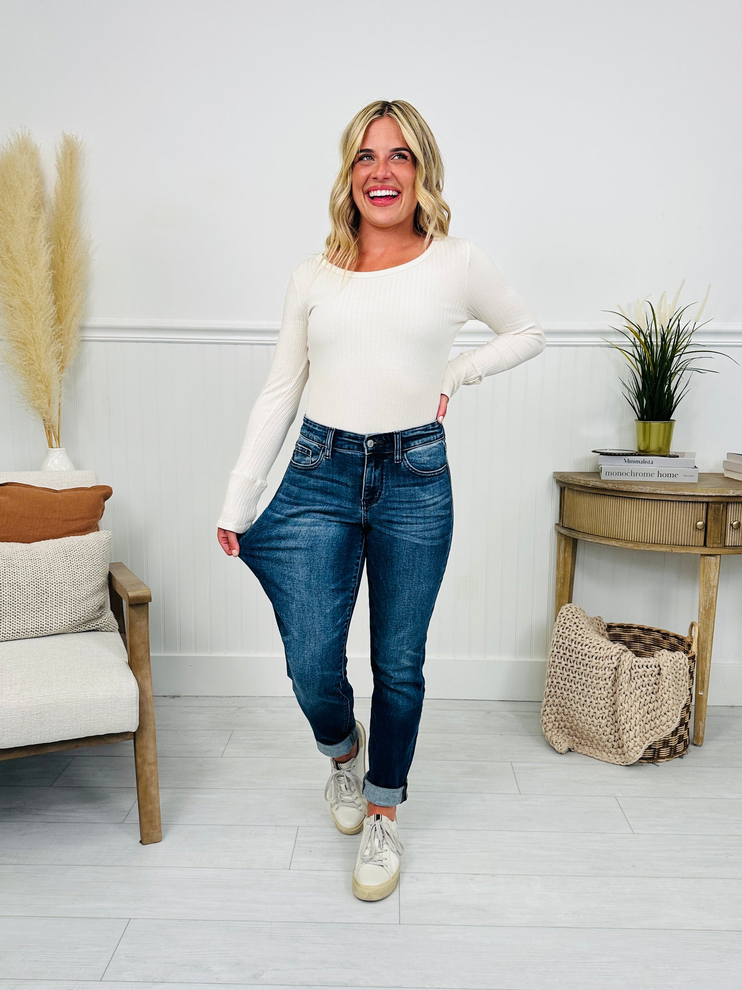 Judy Blue Plus/Reg Simply Perfect Non Distressed Slim Fit Jeans