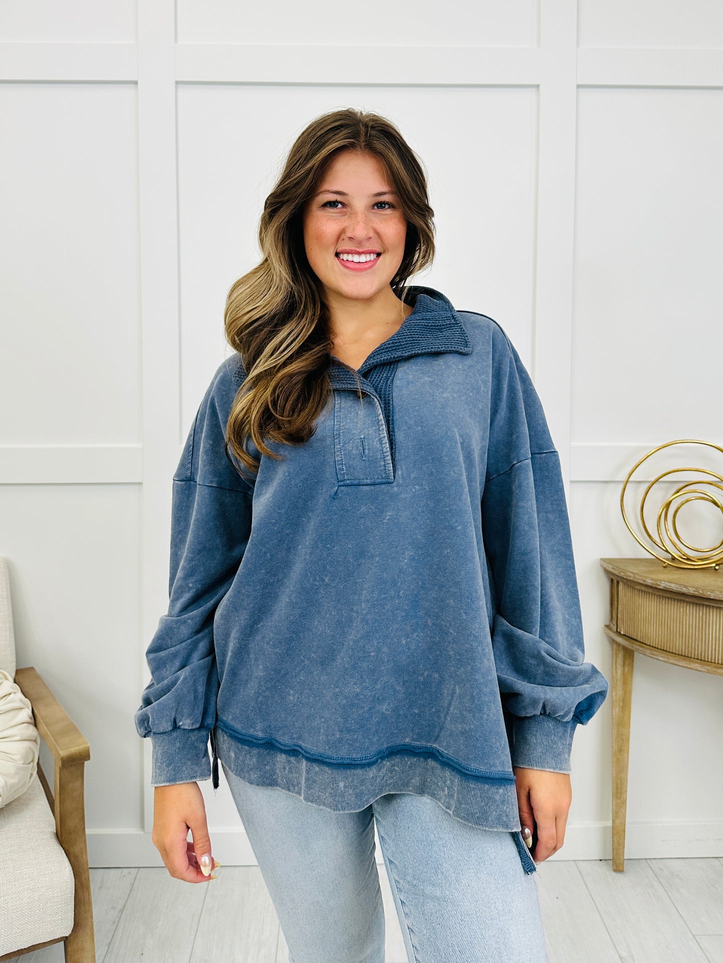 The Relaxed Route Top In Multiple Colors