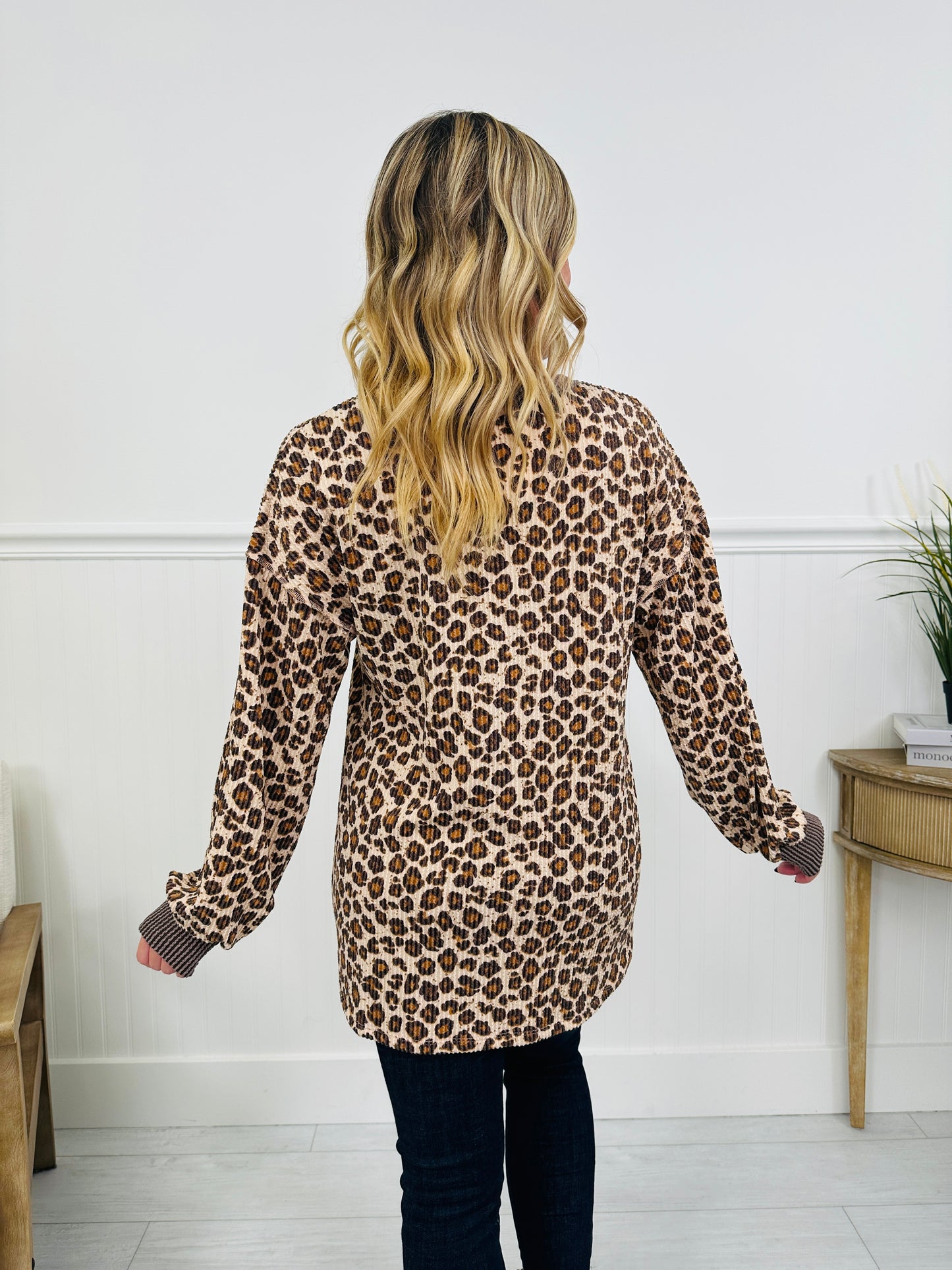 Spotted Moments Henley Top