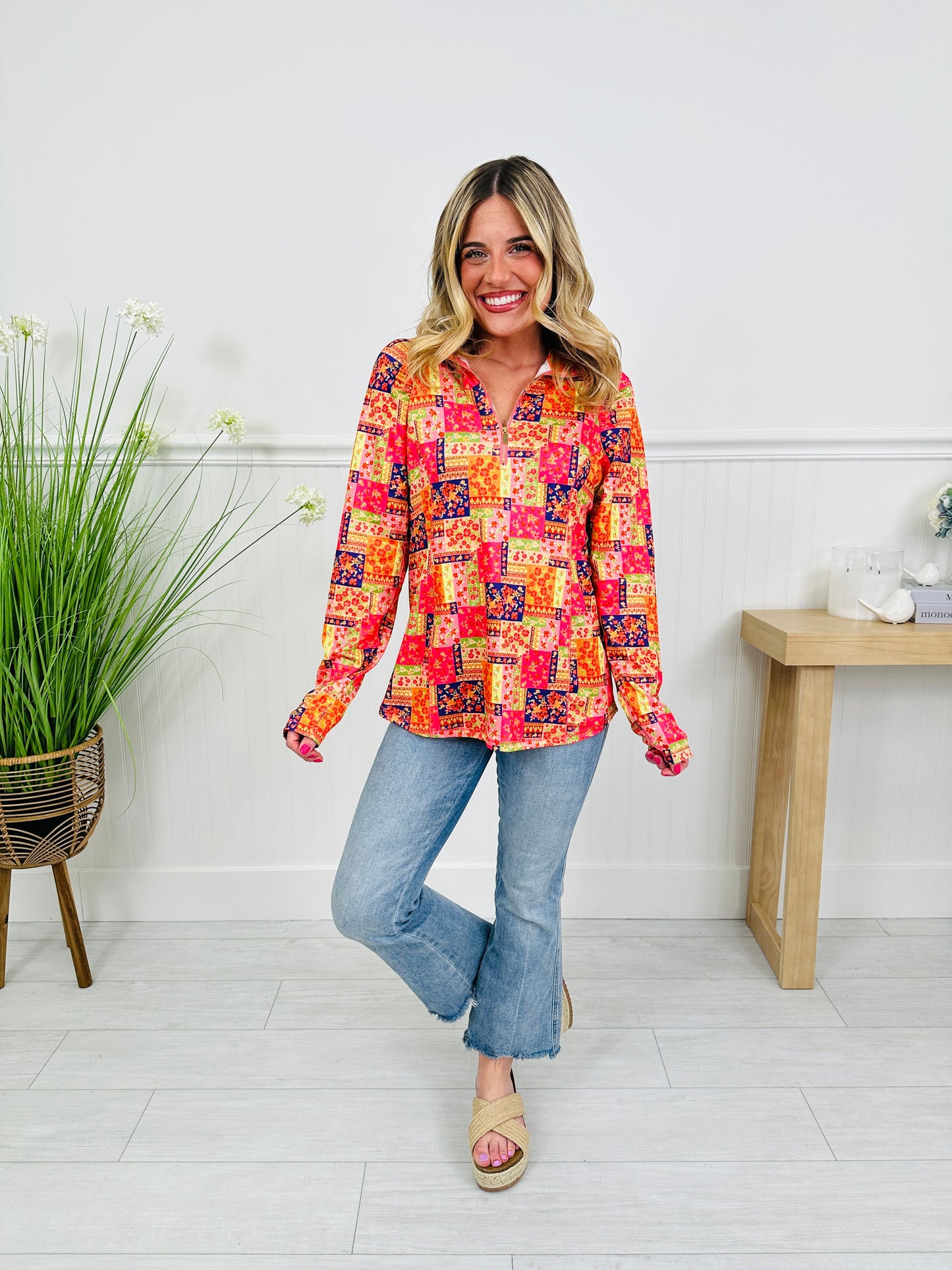 Where Spring Begins Top in Wilmington Print