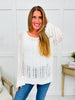 The Last Light Top In Ivory