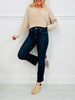 Feeling Fall Cropped Straight Tummy Control Jeans