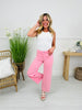 Make Me Blush Wide Leg Cropped Jeans