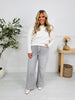 Grey Goals Tummy Control Wide Leg Jeans In Multiple Inseams