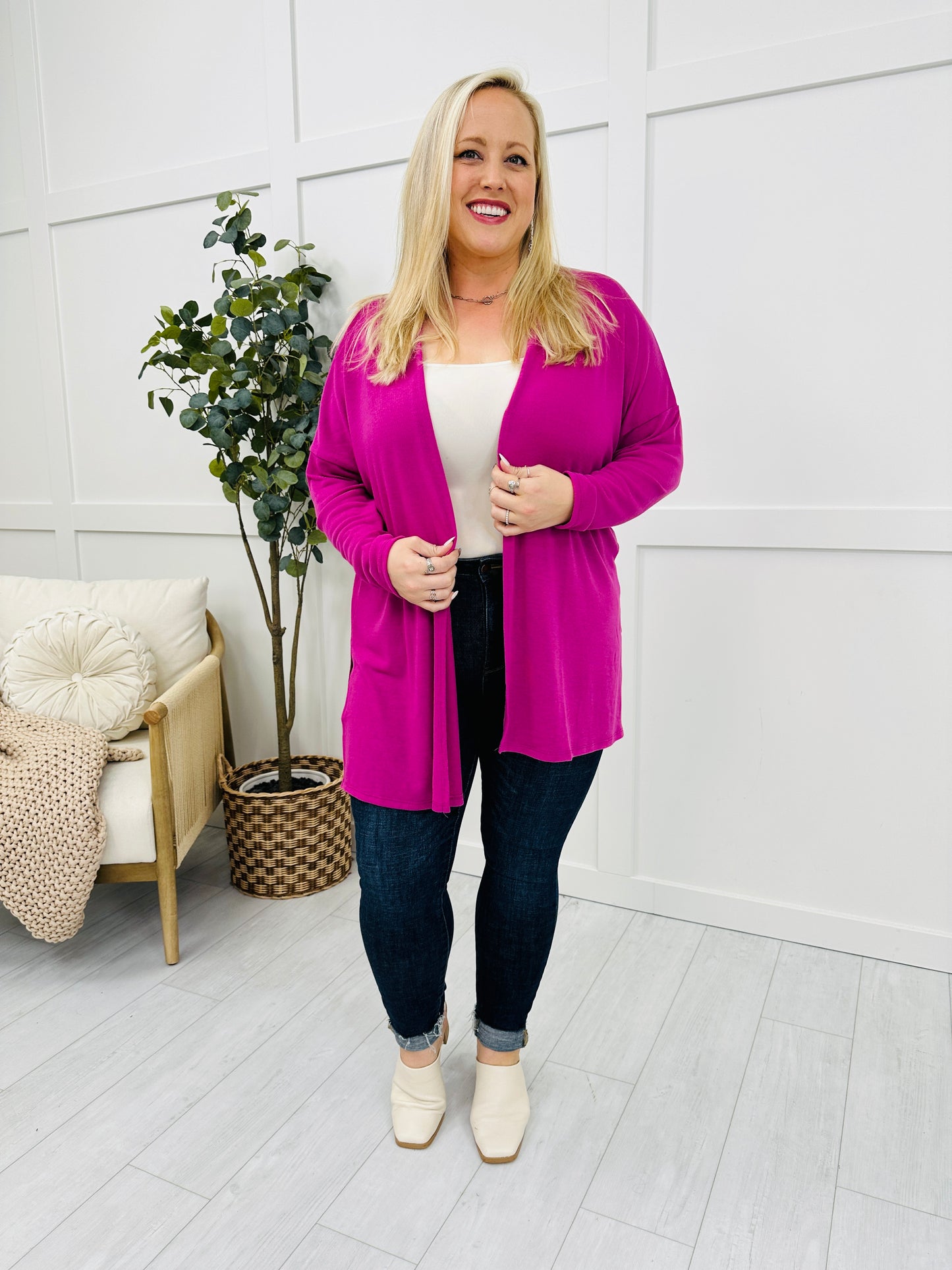 REG/CURVY The Comfiest Cardigan--Multiple Colors