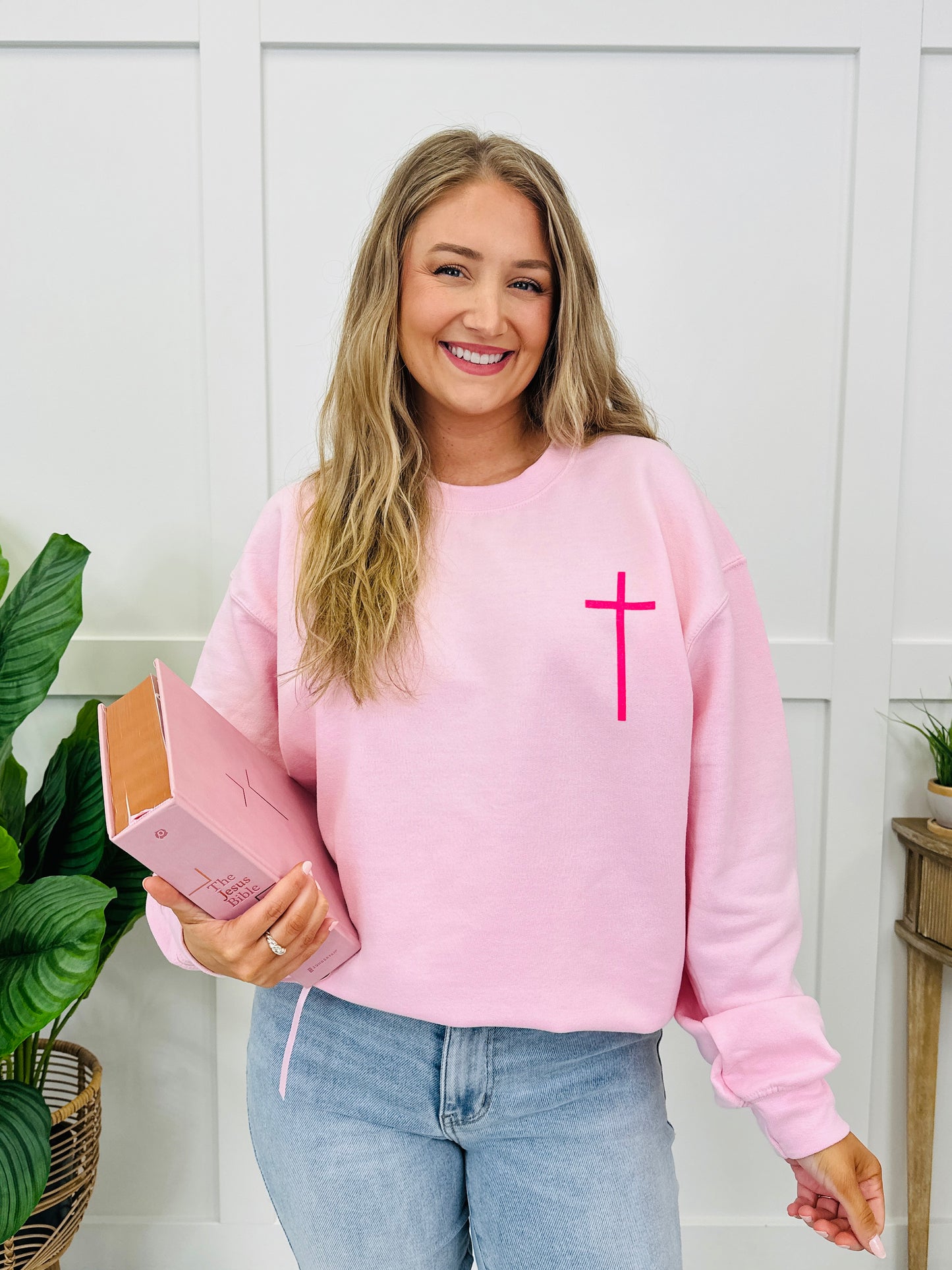 Philippians 4:13 Graphic Crewneck Sweatshirt