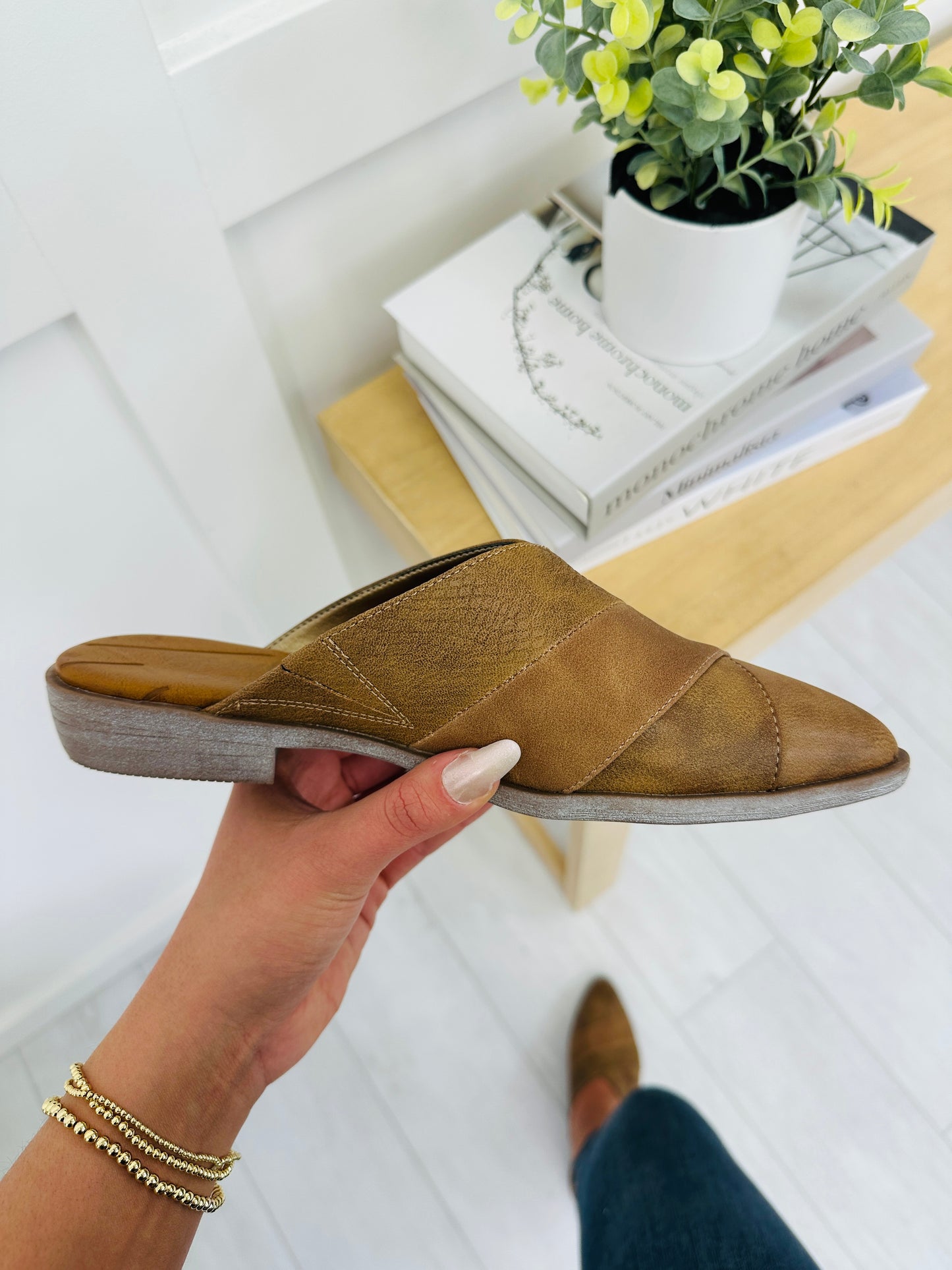 Modern Crossroads Mules In Tan