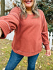 REG/CURVY Falling for Comfort Pullover- Multiple Colors!