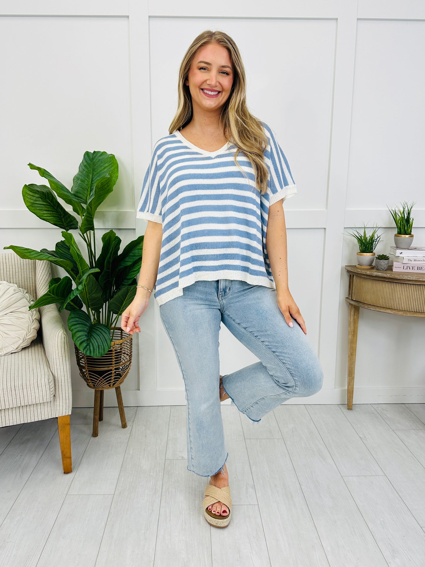 Shoreline Stitch Top