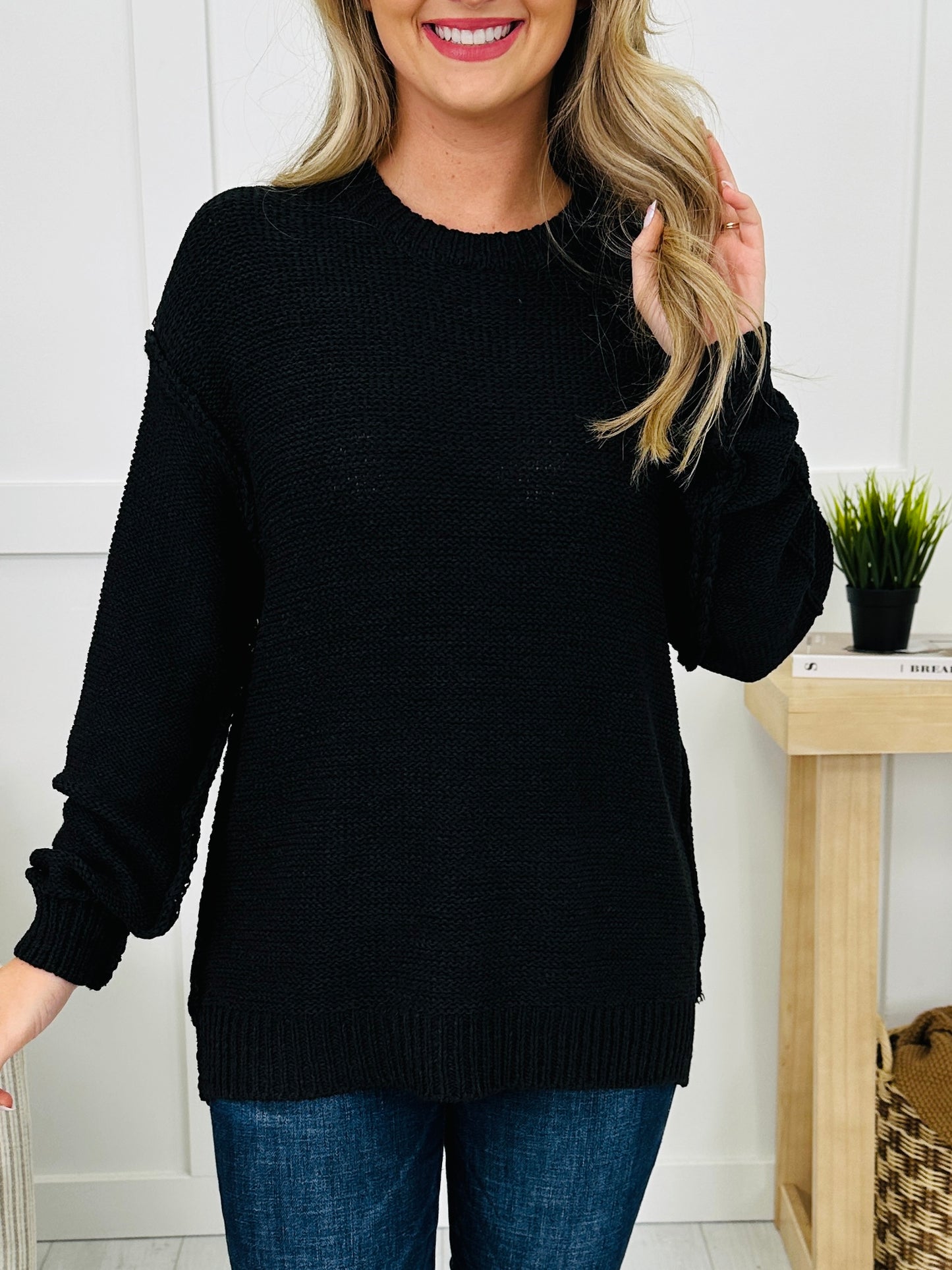 Catch Your Calm Sweater- Multiple Colors!