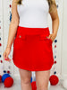 Red, White and Ready Skort In Multiple Colors