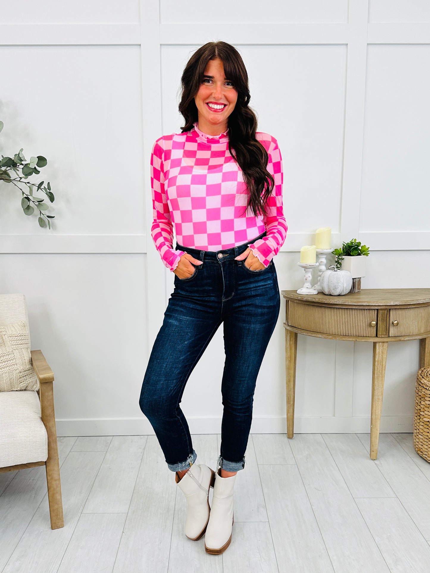 Checkerboard Crush Top