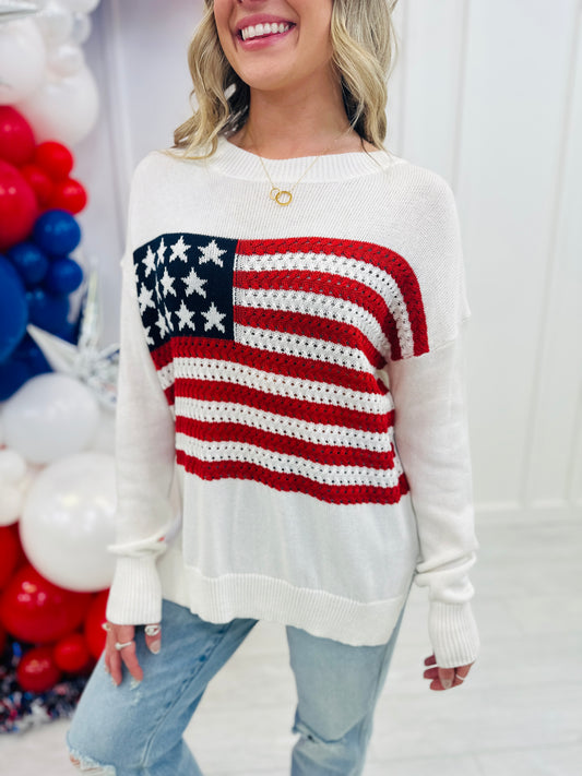 Stripes Of The Brave Sweater