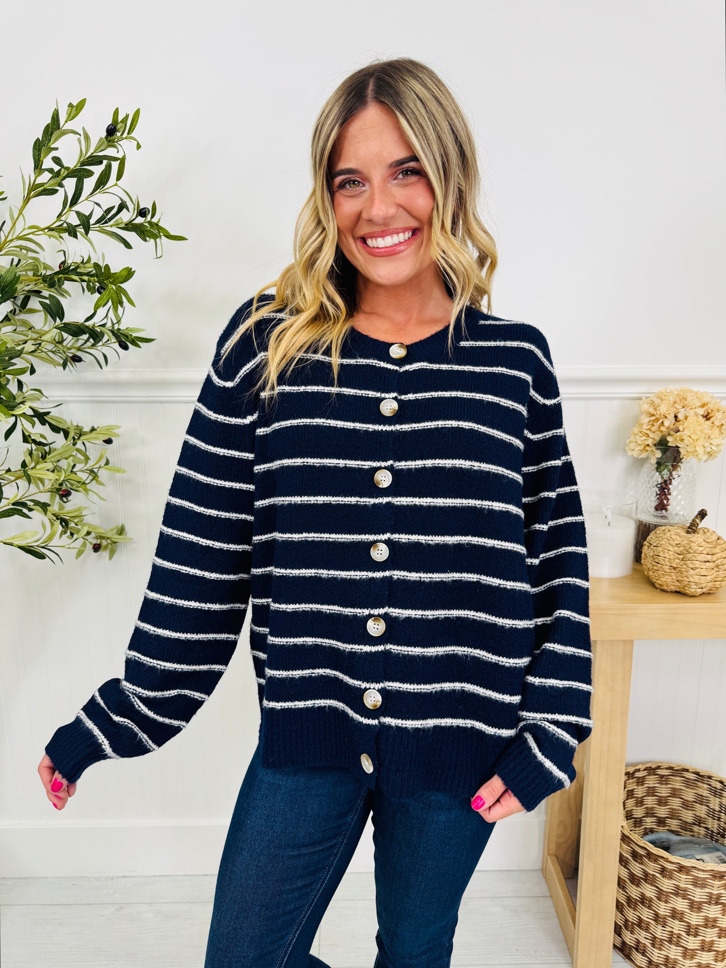 Sweet Stripe Cardigan In Multiple Colors