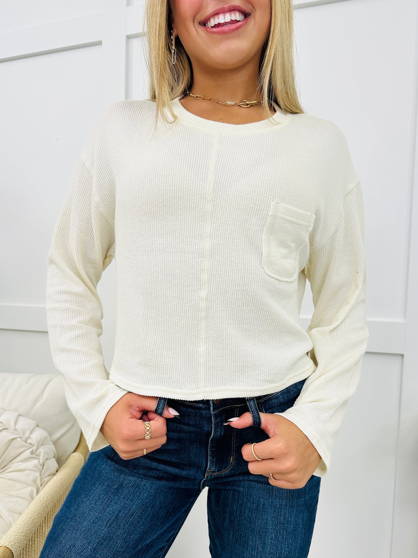 Cozy Nights With You Long Sleeve Top- Multiple Colors!