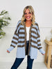 Cozy Comes Easy Cardigan In Blue