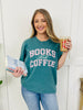 Books And Coffee Graphic Tee