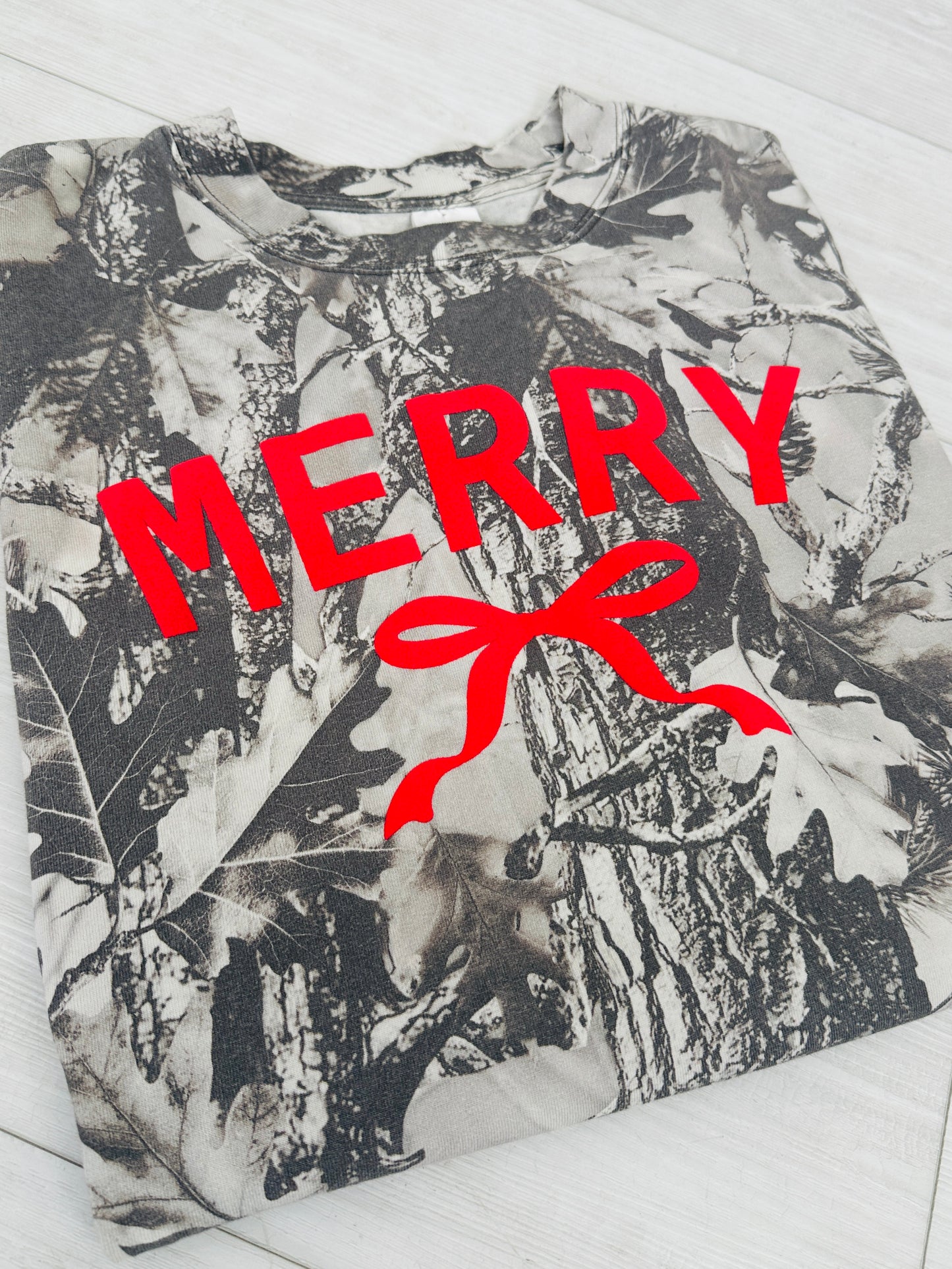 Merry Camo Graphic Tee