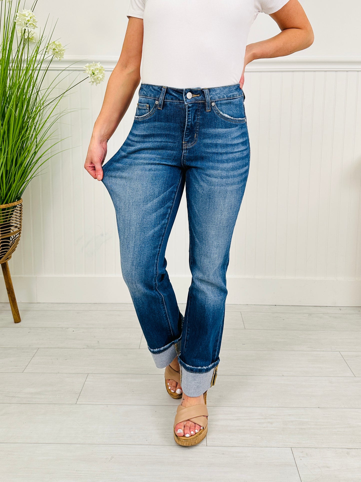 Get It Straight Tummy Control Straight Jeans