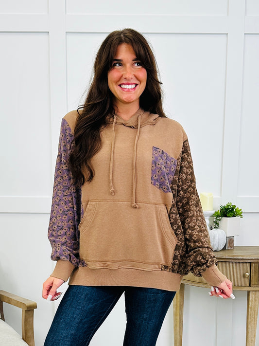 Daisies & Daydreams Hoodie in Mocha