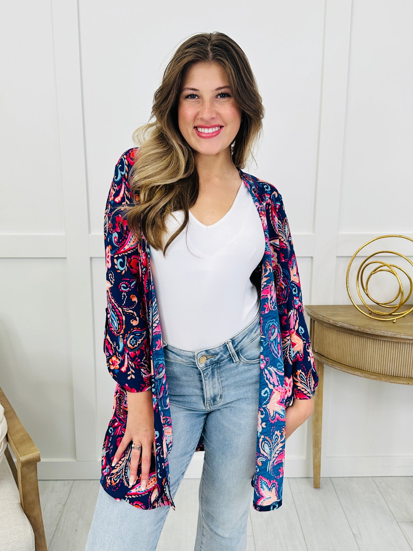 Boldly Royal Cardigan