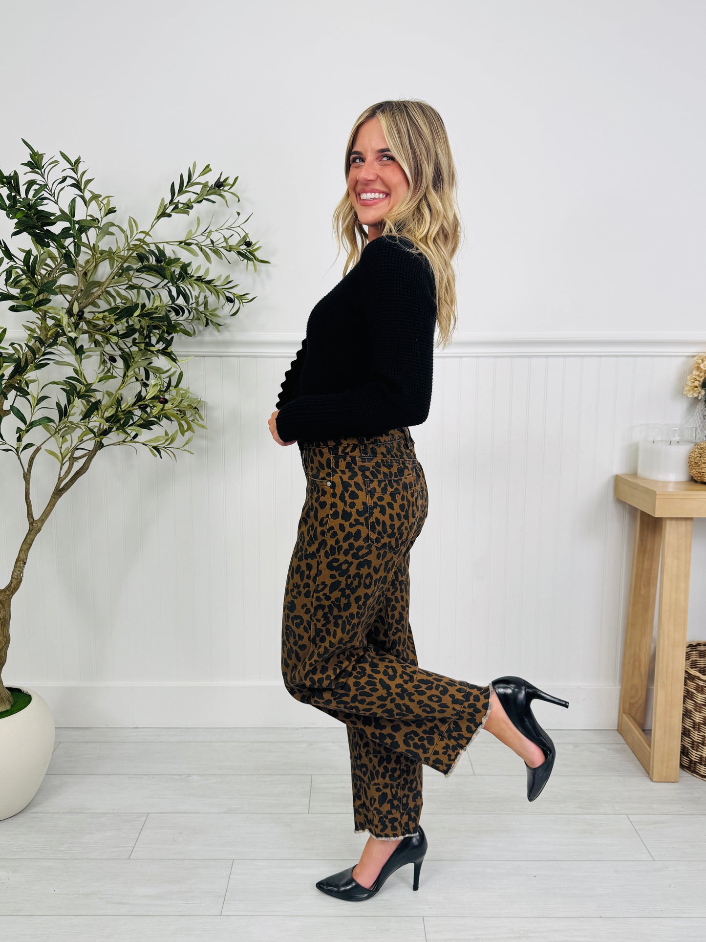 Fierce Factor Tummy Control Barrel Jeans