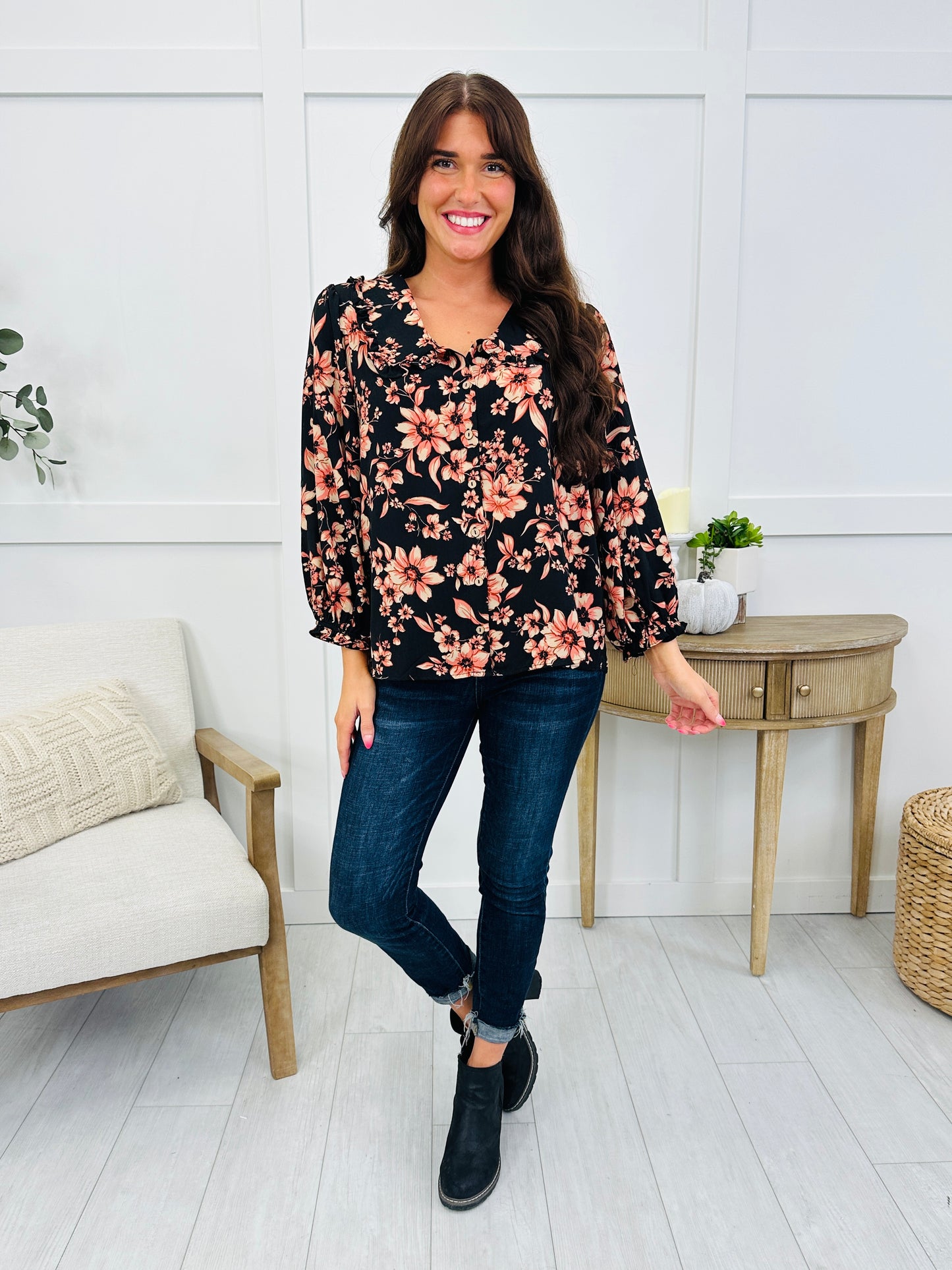 Autumn After Dark Top In Black