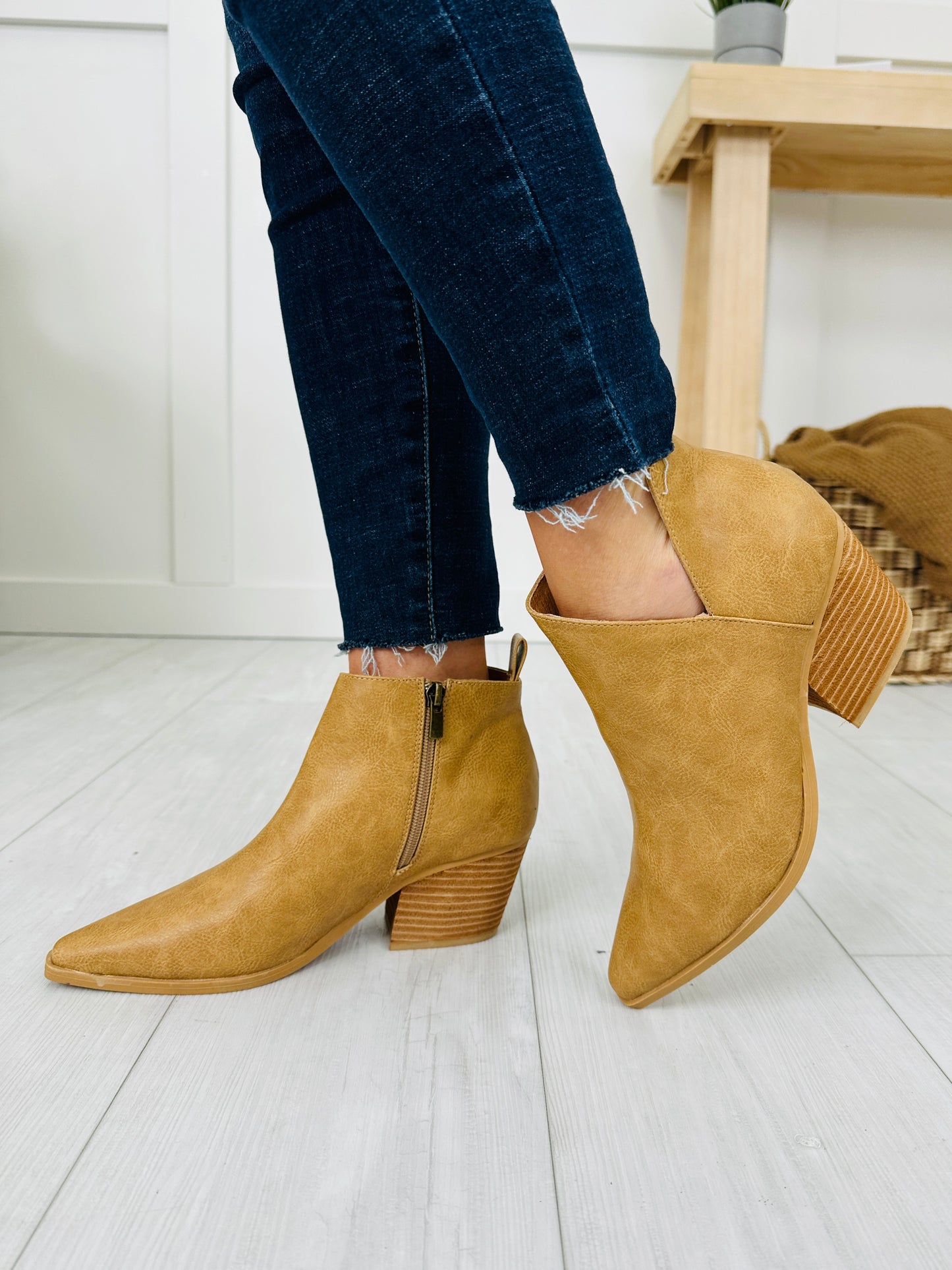 Midnight Mark Booties in Sand