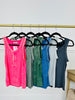 Bright And Buttoned Tank Top- Multiple Colors!