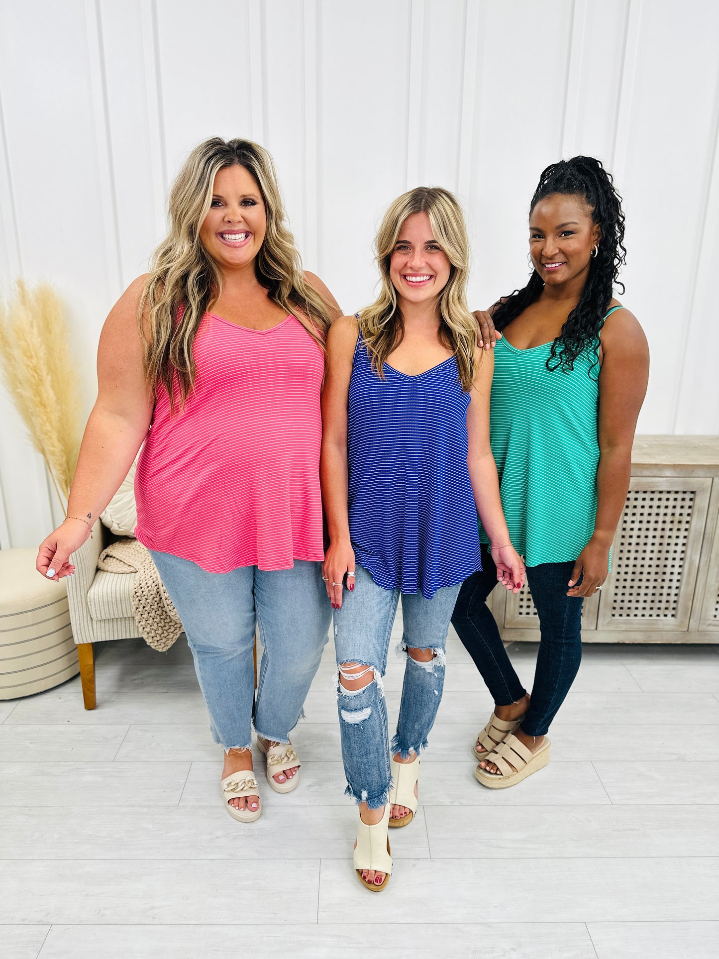 DOORBUSTER! REG/CURVY Summer Feels Tank Top- Multiple Colors!