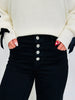 Bold Moves Tummy Control Black Wide Leg Jeans