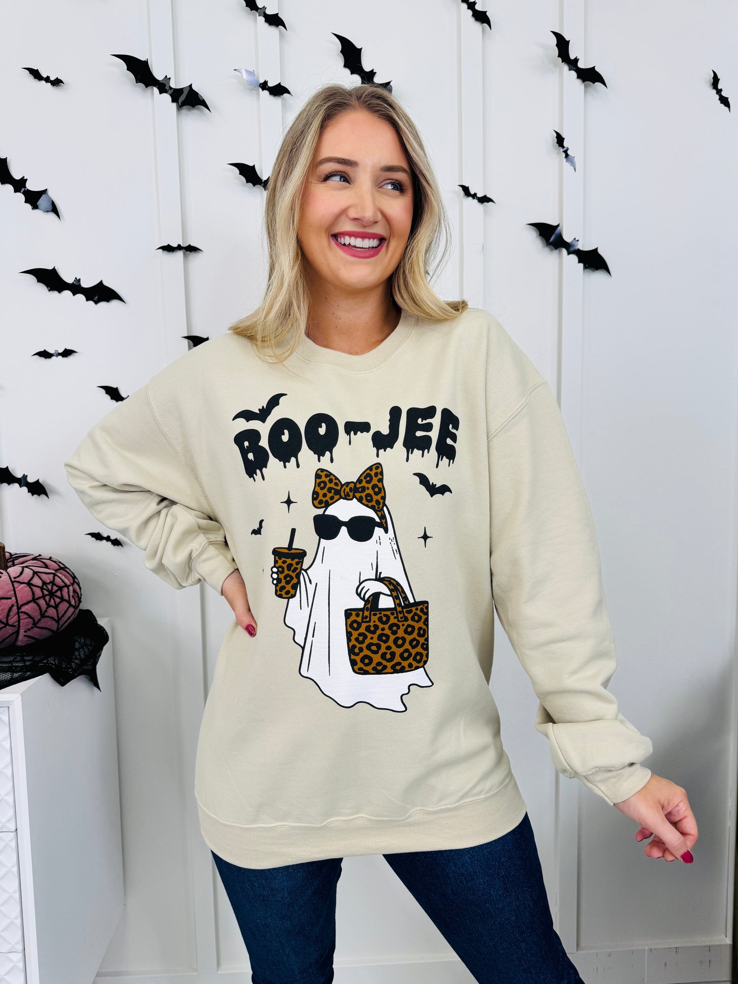 Boo-Jee Graphic Crewneck Sweatshirt - Multiple Colors!