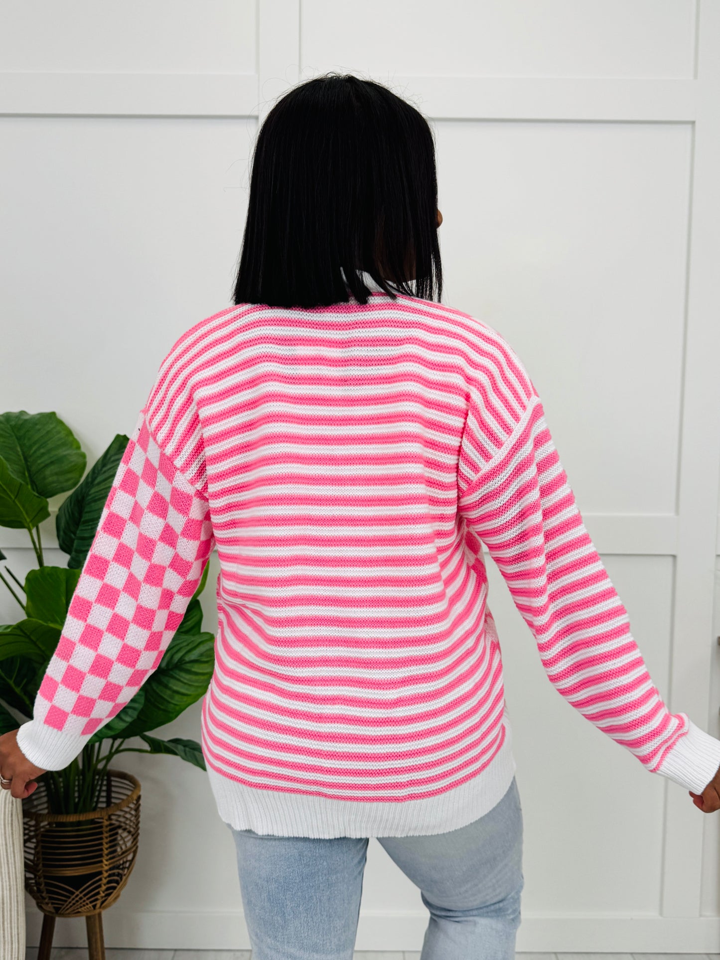 Fresh Start Cardigan In Pink