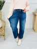 Carefully Curved Slim Barrel Jeans with Tummy Control