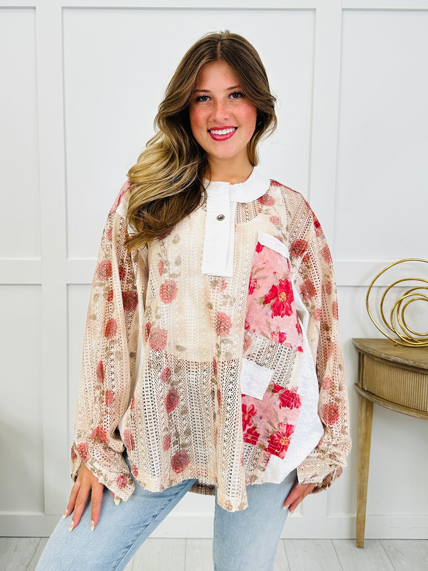 Soft Story Top In Off White