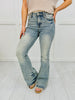 Judy Blue Major Crush Tinted Flare Jeans in Reg/Curvy