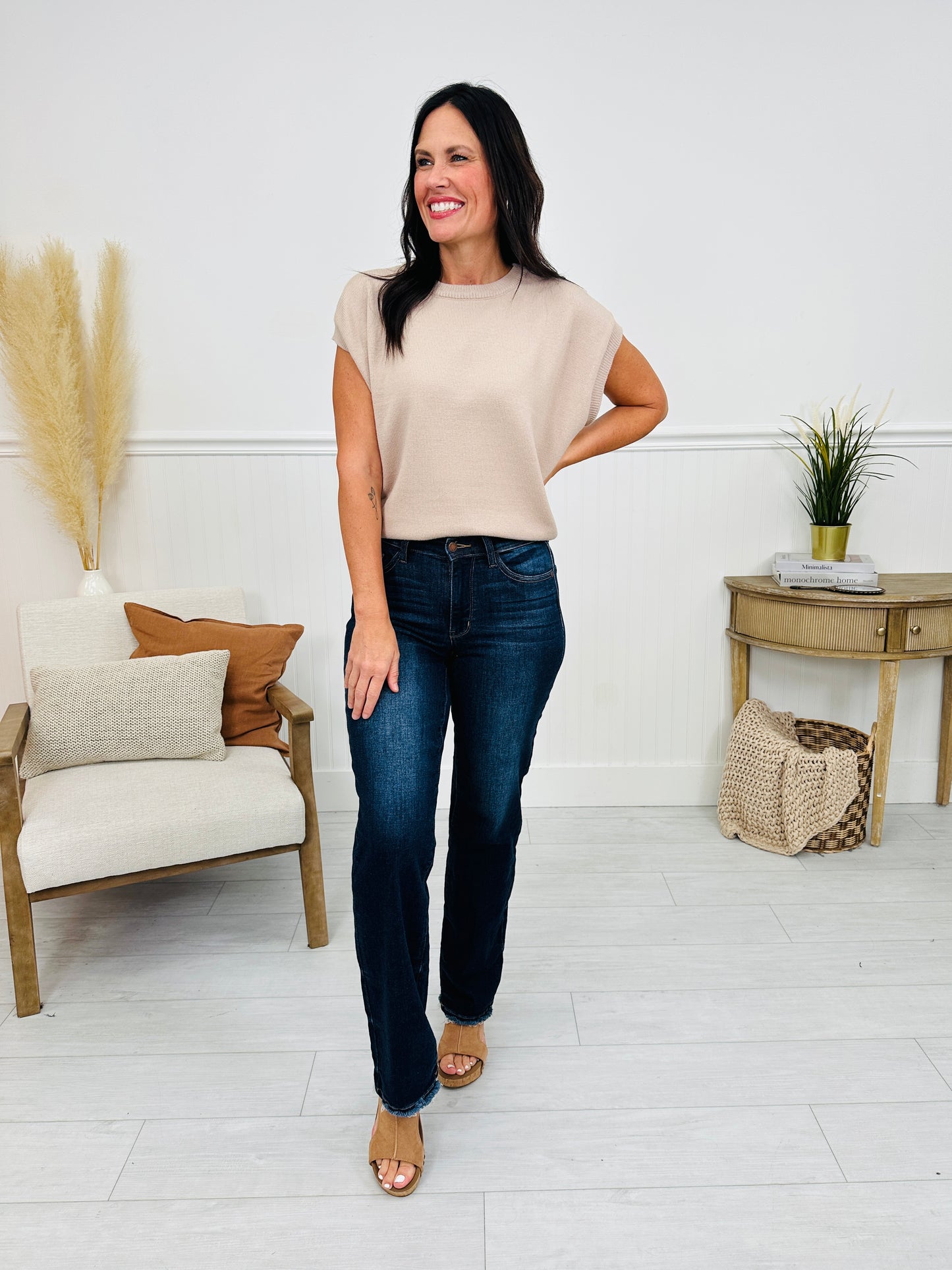 Judy Blue Keep You in The Dark Straight Leg Jeans