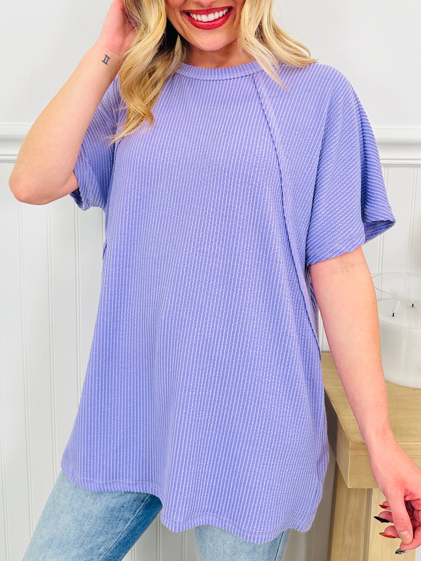 Pop of Color Top in Multiple Colors