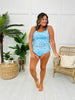 High Rise Reversible Swim Bottoms In Harbor Blue
