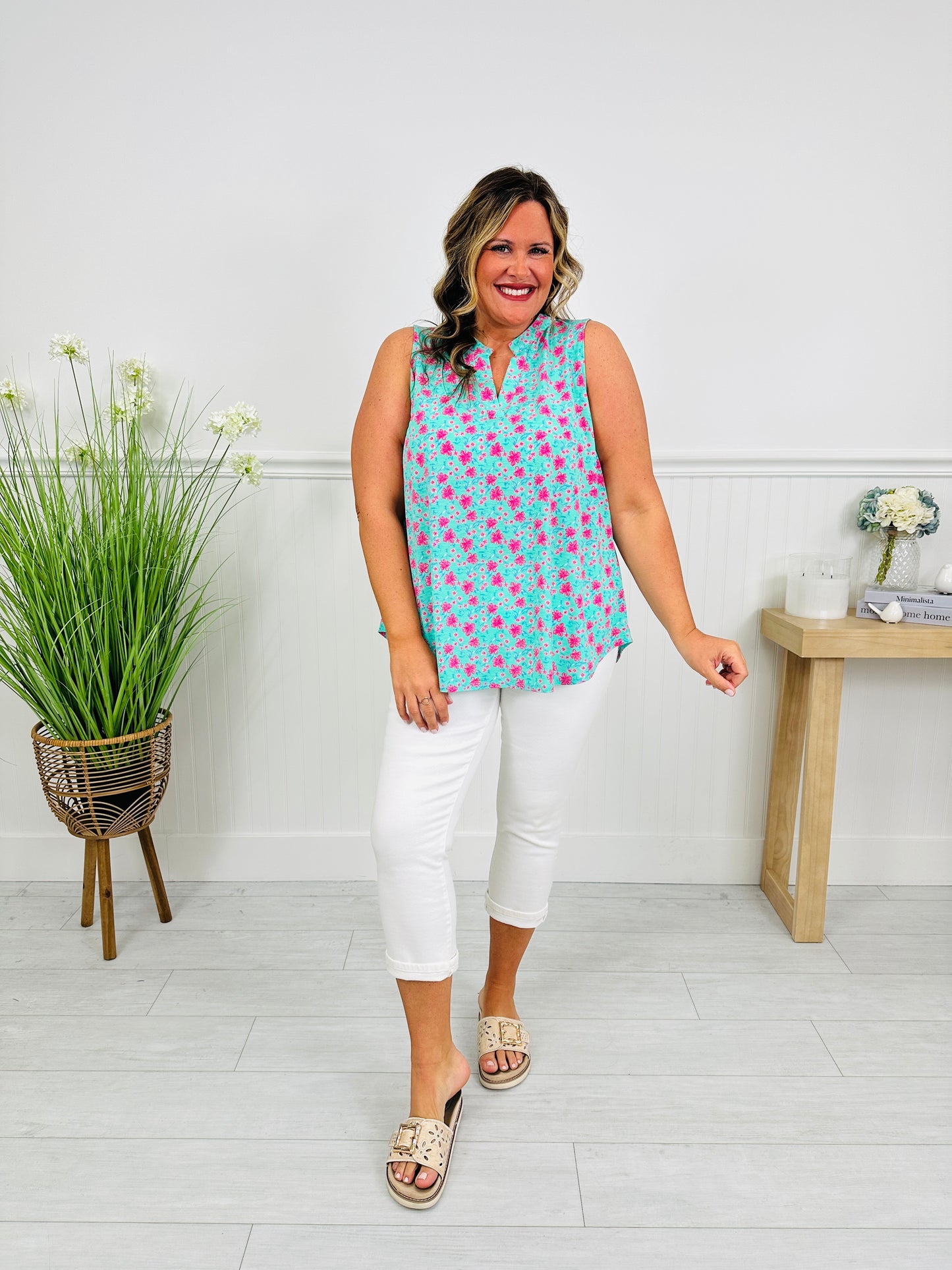Sunshine Energy Top in Key West Print