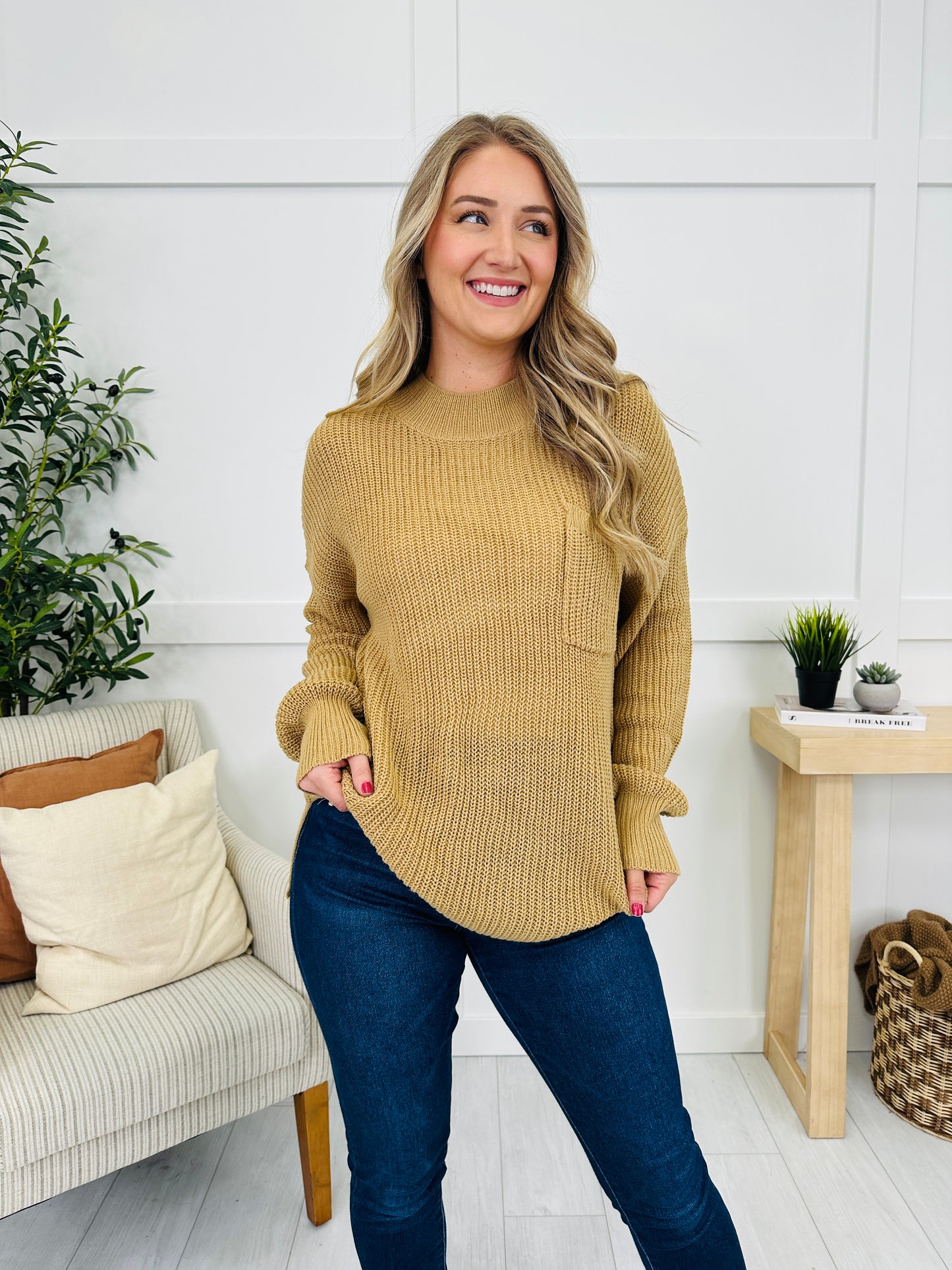 Falling For You Again Sweater- Multiple Colors!