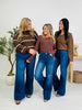 Full Of Style Tummy Control Wide Leg Jeans In Multiple Inseams