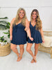 The Lindsay Swim Dress in Navy