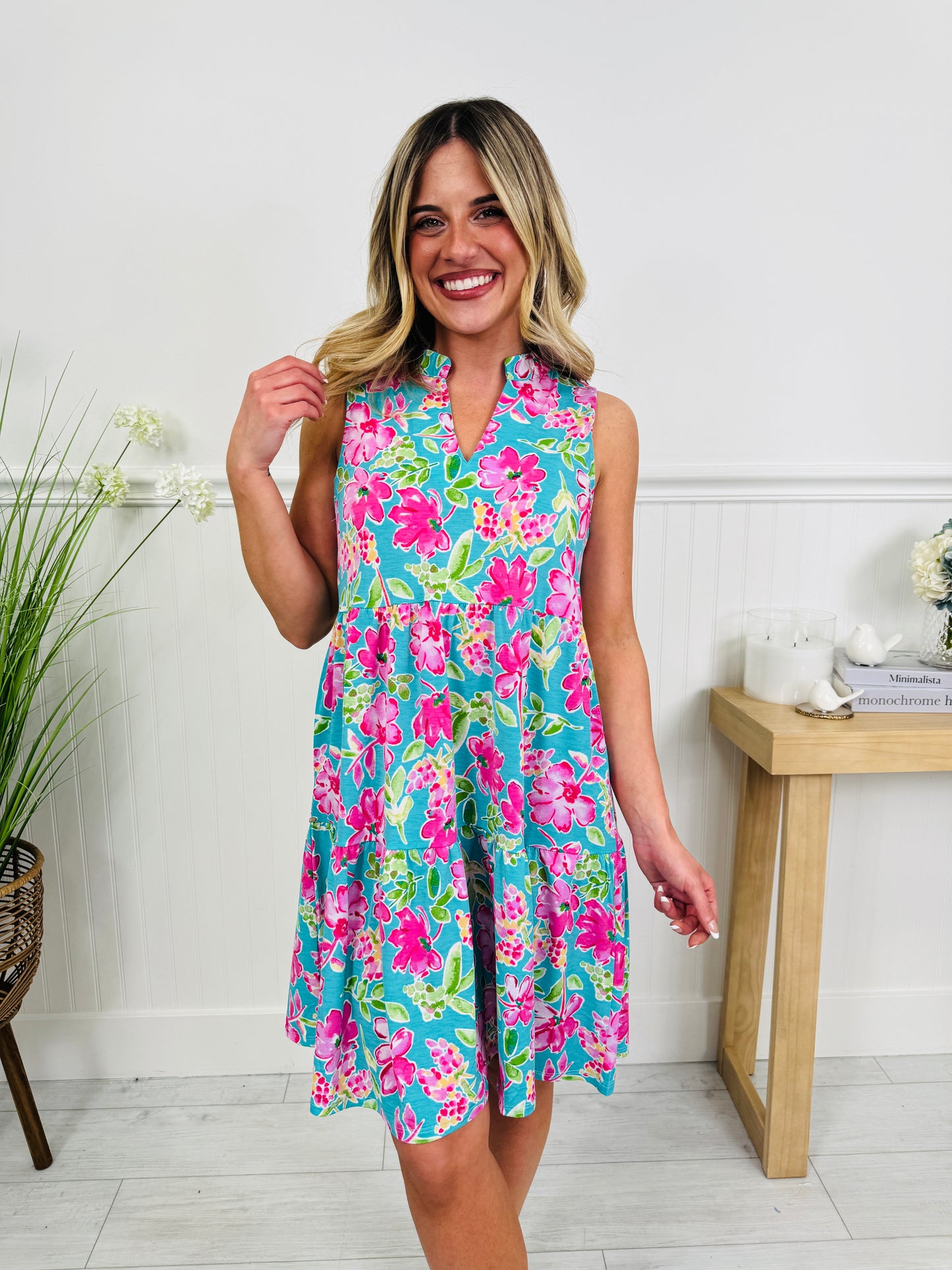 Stay Sunny Dress in Key West Print