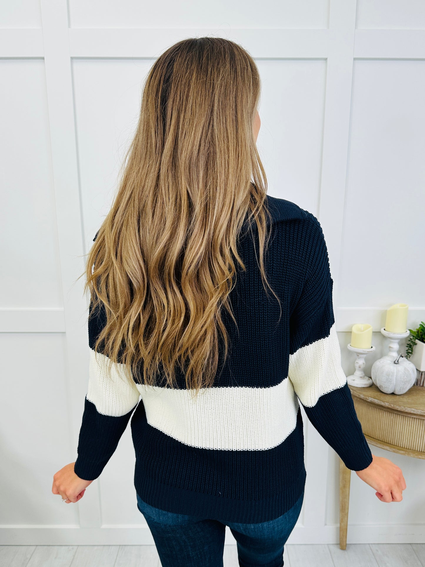 Sailing Away Knit Pullover