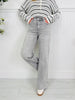 Grey Goals Tummy Control Wide Leg Jeans In Multiple Inseams