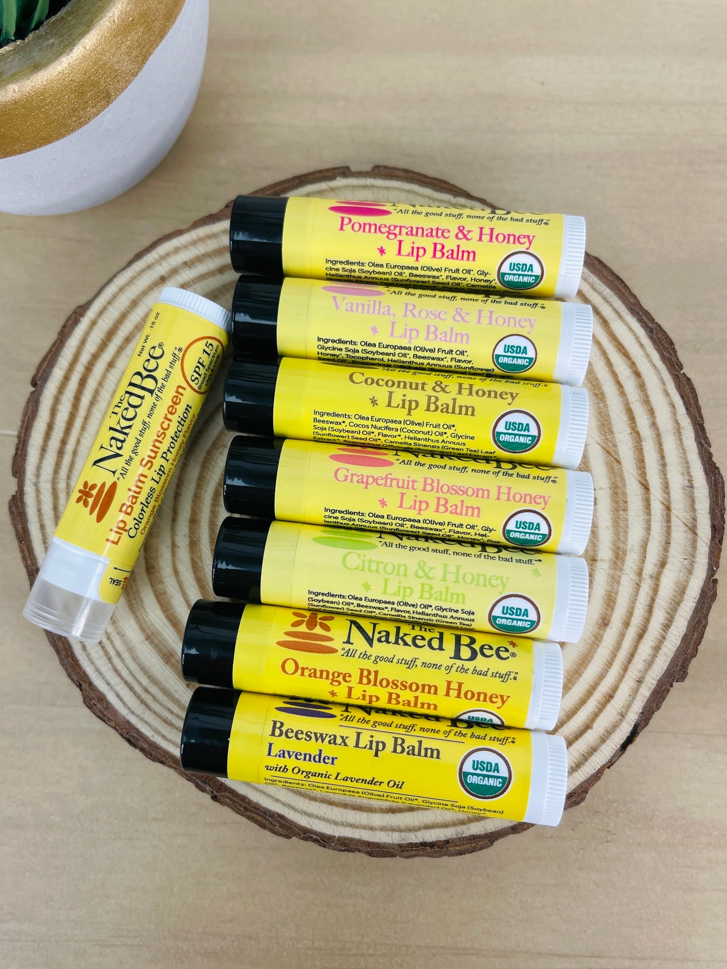 Organic Lip Balm- Multiple Scents!